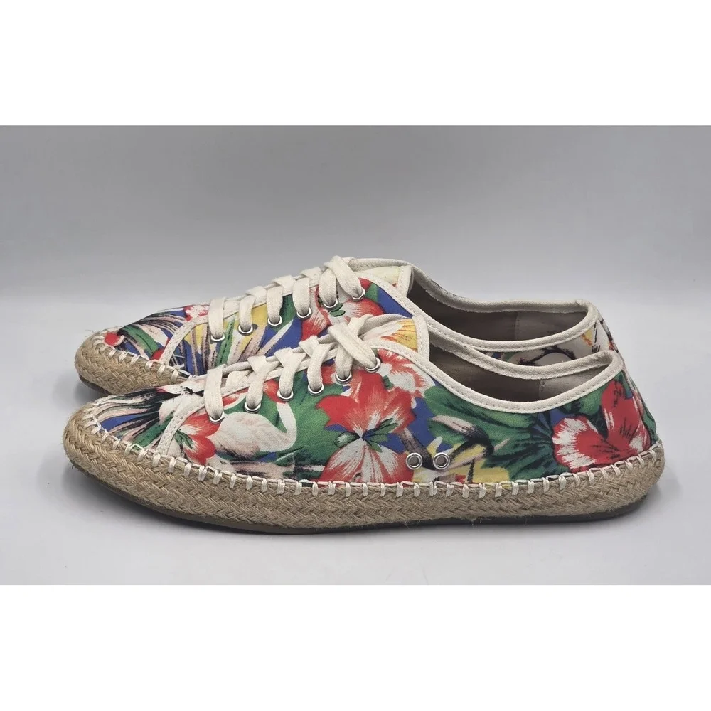 Steve Madden Broadwlk Tropical Espadrille Sneakers Womens 9.5 Floral Casual